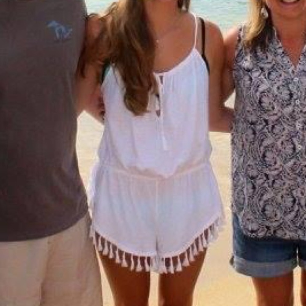 Victoria’s Secret white romper- worn once